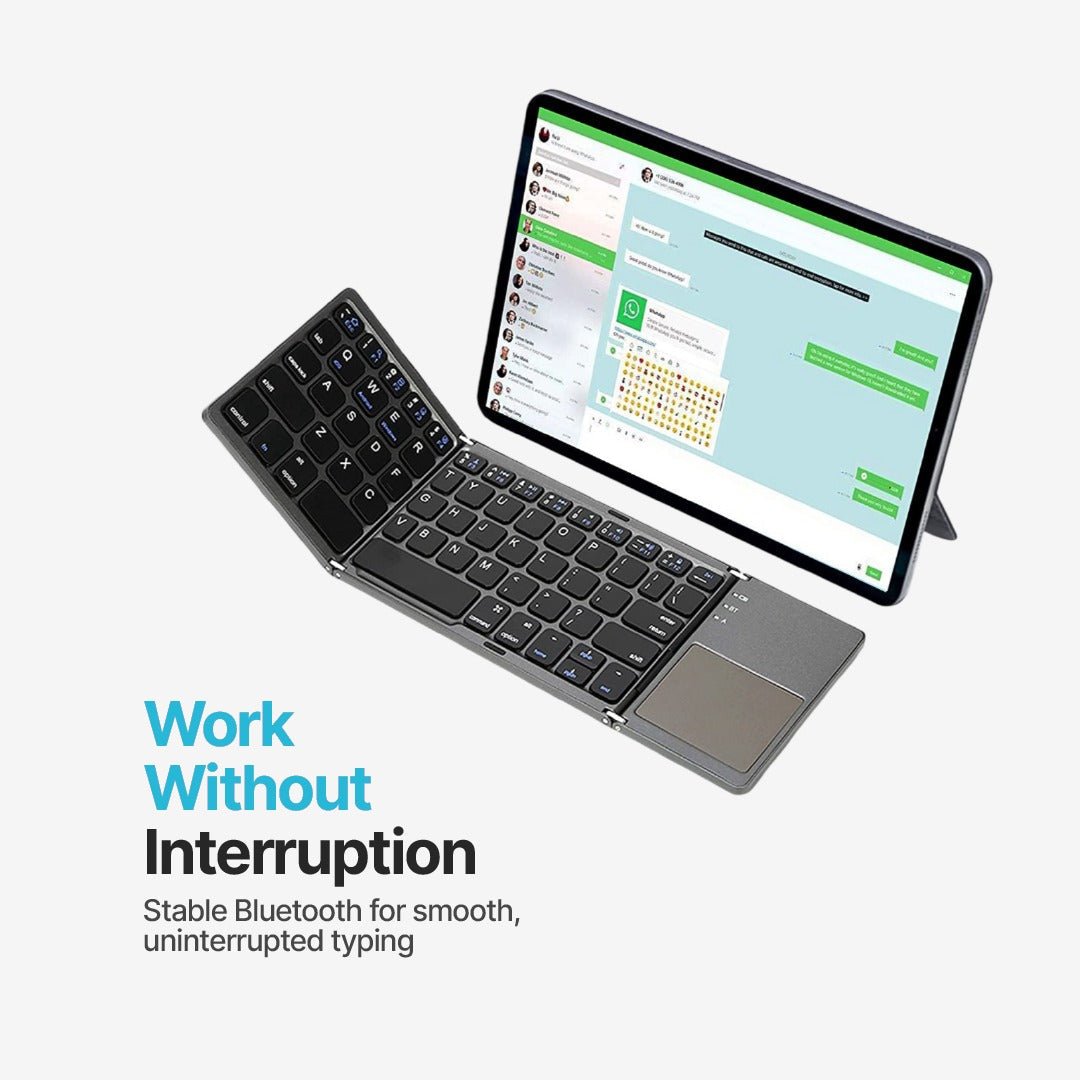 Omexa™  FoldLite Folding Wireless Keyboard