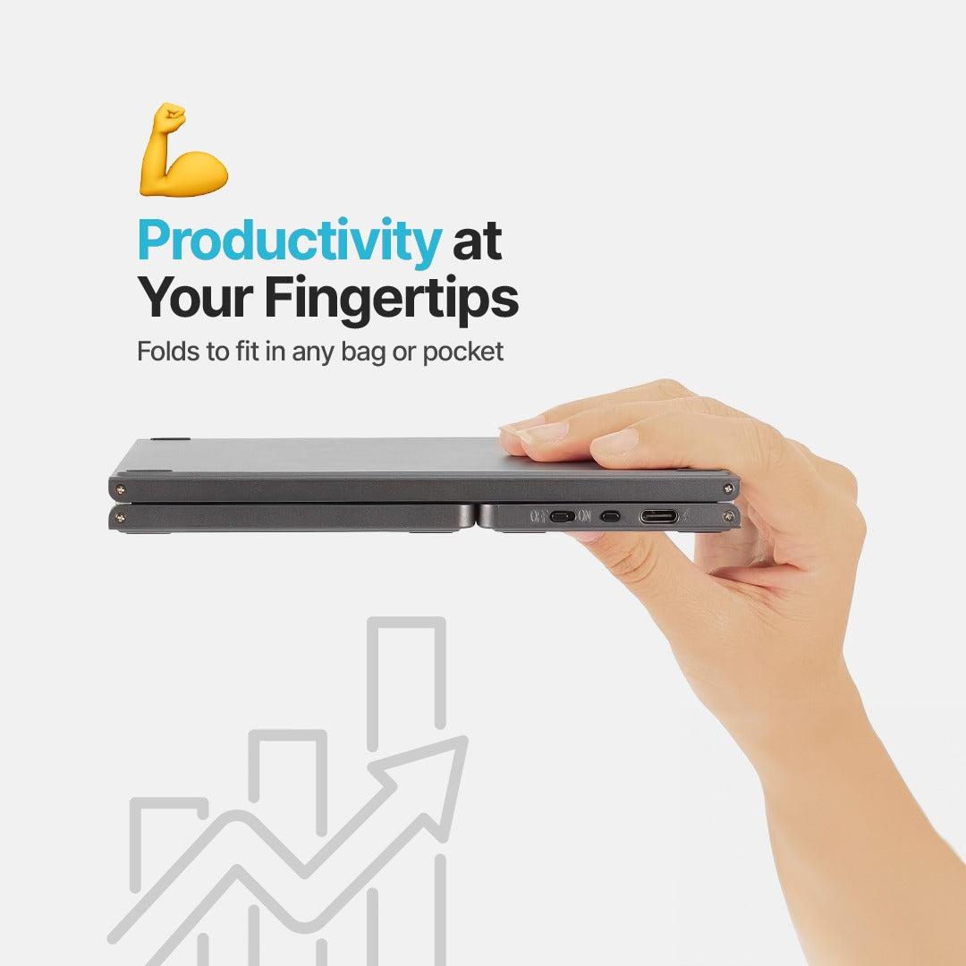 Omexa™  FoldLite Folding Wireless Keyboard