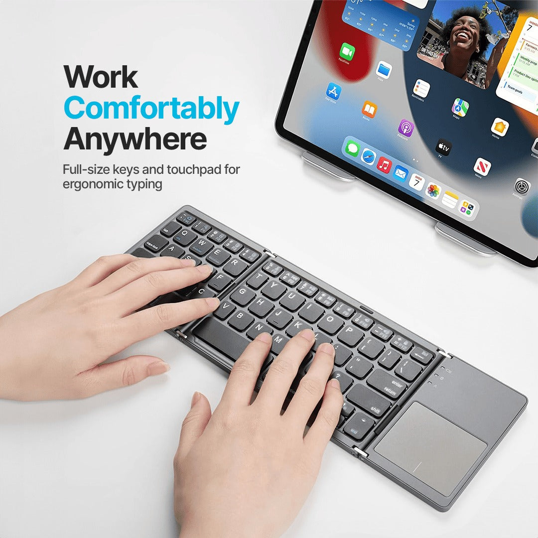 Omexa™  FoldLite Folding Wireless Keyboard