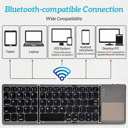 Omexa™  FoldLite Folding Wireless Keyboard